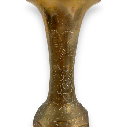 Tall Brass Vase