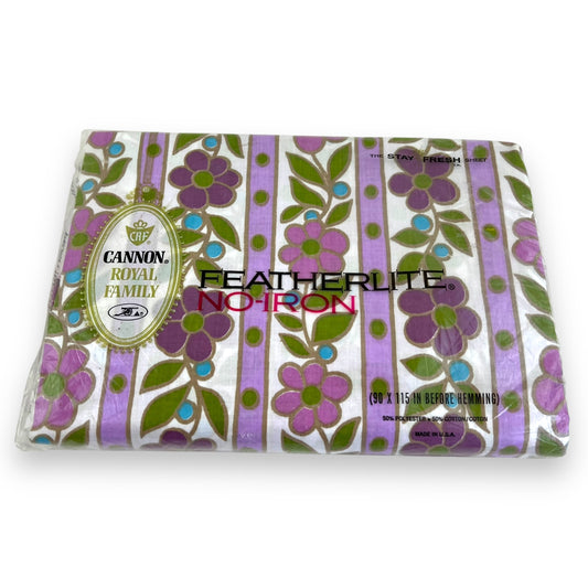 Featherlite purple flower sheet