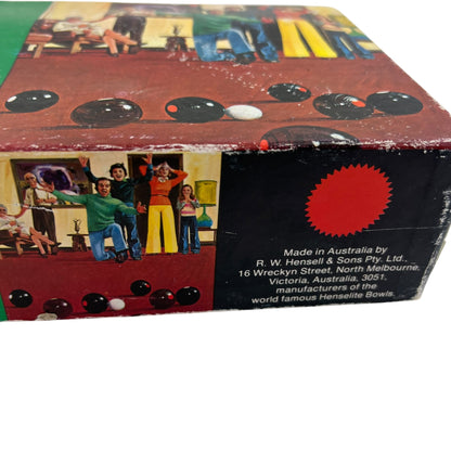 Henselite home carpet biased bowls set in original box