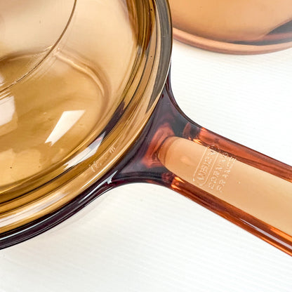 Vision Corning France Pots and Saucepan Glass Set with Lids