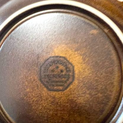 Brown Stoneware Plate