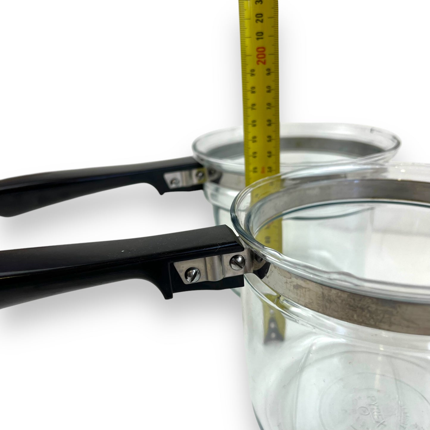 Glass Pyrex Double Boiler Pot Set