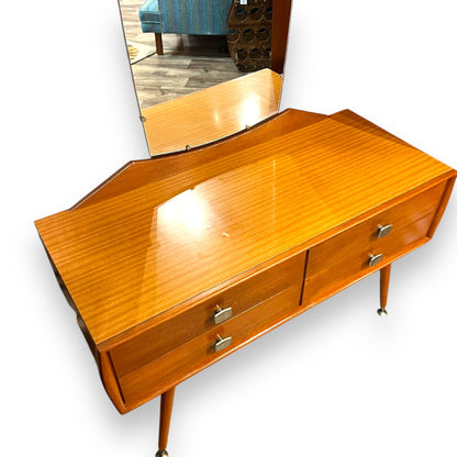 Alrob 4 Drawer Dressing Table With Mirror