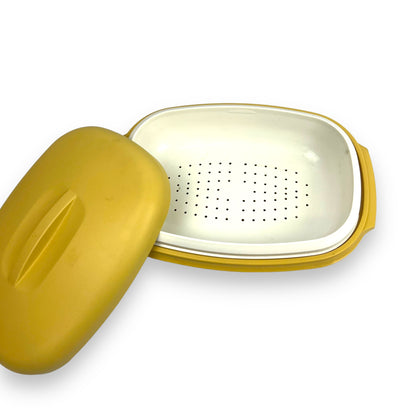 Harvest Gold Tupperware Steamer