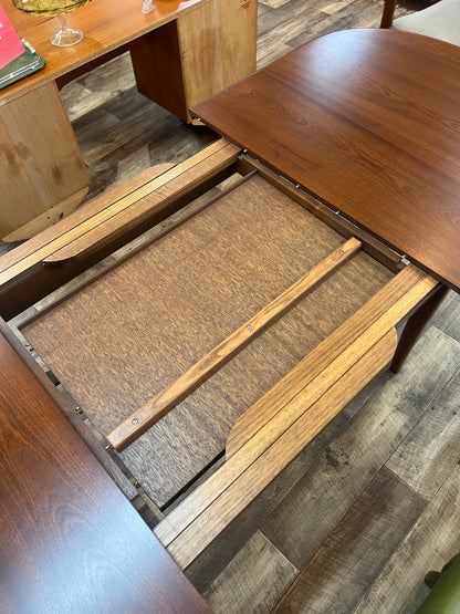 Parker Mid Century Teak Extendable Dining Table