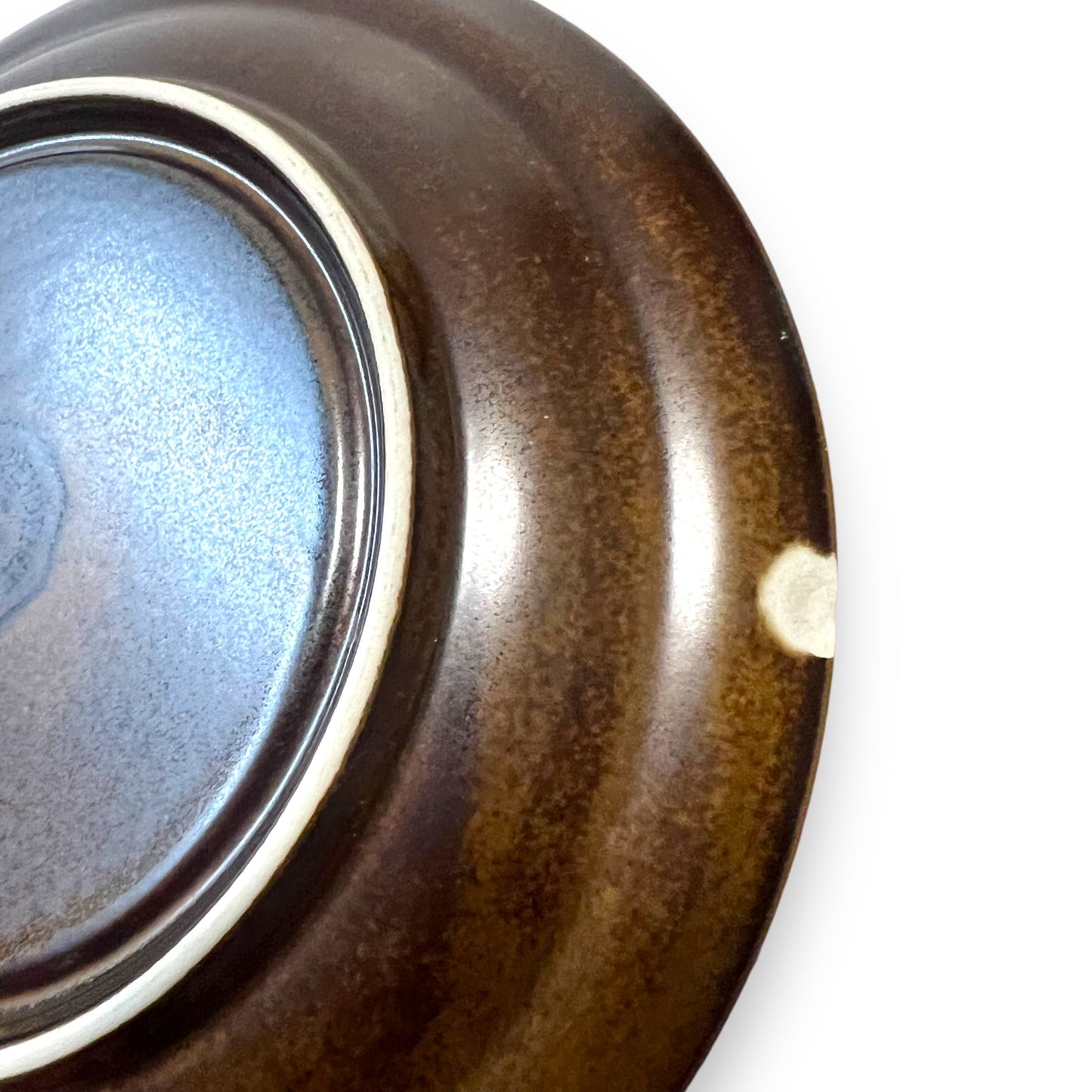 Brown Stoneware Plate