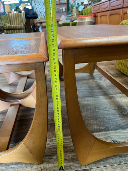 Kalmar Teak Nest of Three Coffee Tables