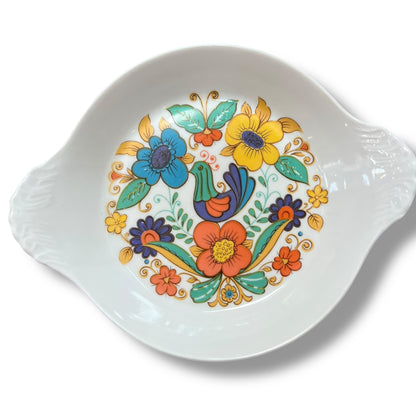 Porcelaines Champs-Élysées France Floral Dish set of 4