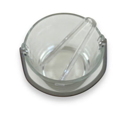 Toyo Sasaki Glass P-12601-JAN Ice Bucket with tongs