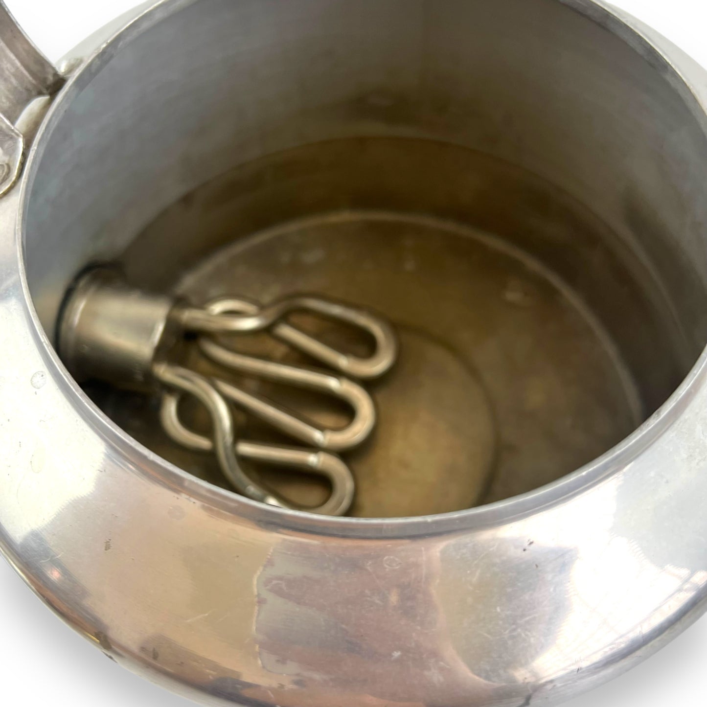 Electric Kettle - Polished Aluminum Metal Jug