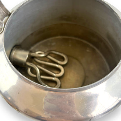 Electric Kettle - Polished Aluminum Metal Jug