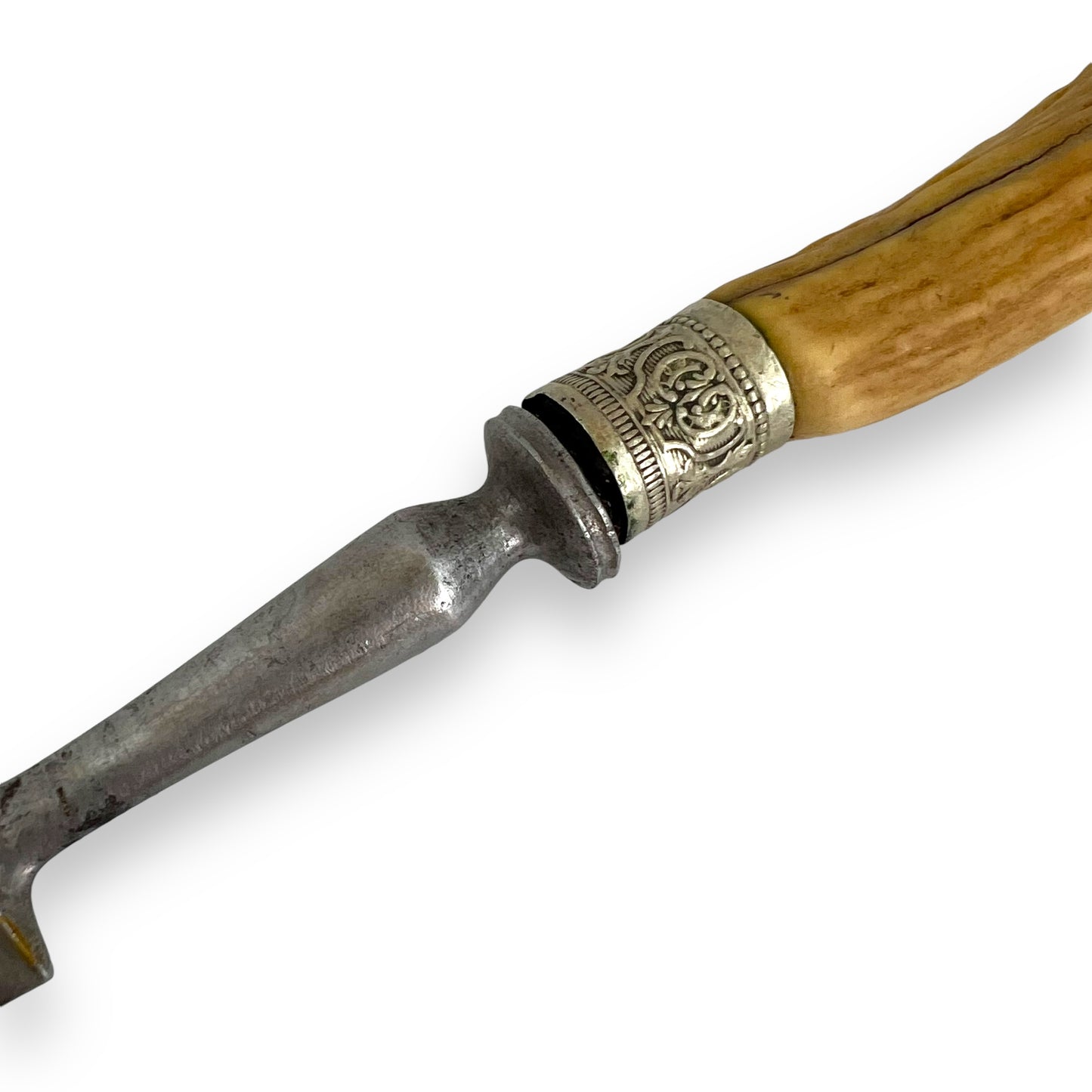 Stag horn handled carving fork