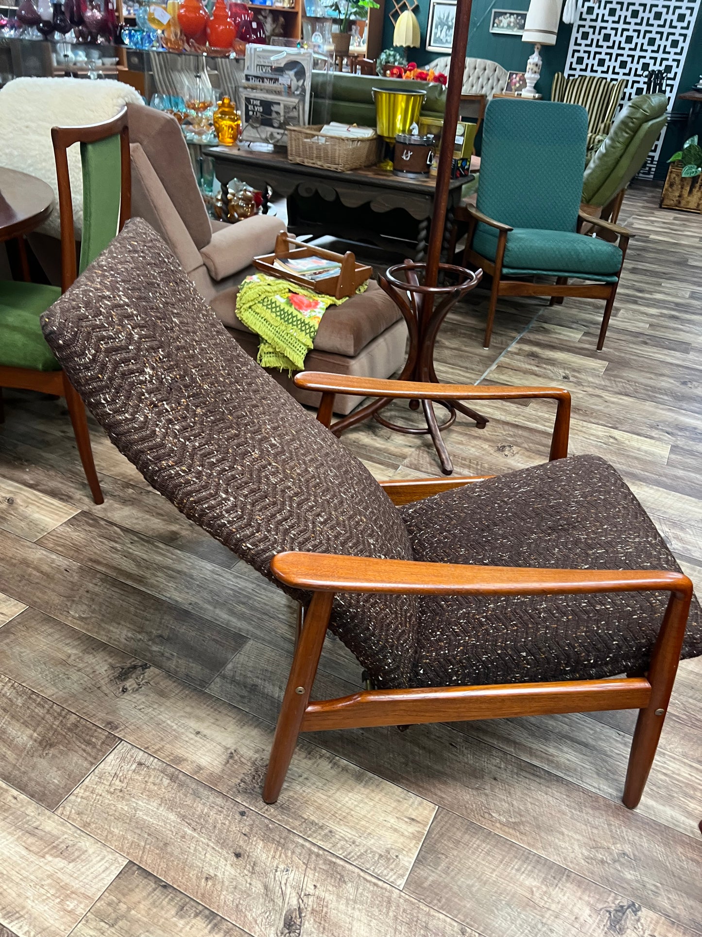 Soren Ladefoged for SL Møbler Danish Teak Reclining Lounge Chair