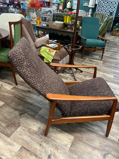 Soren Ladefoged for SL Møbler Danish Teak Reclining Lounge Chair