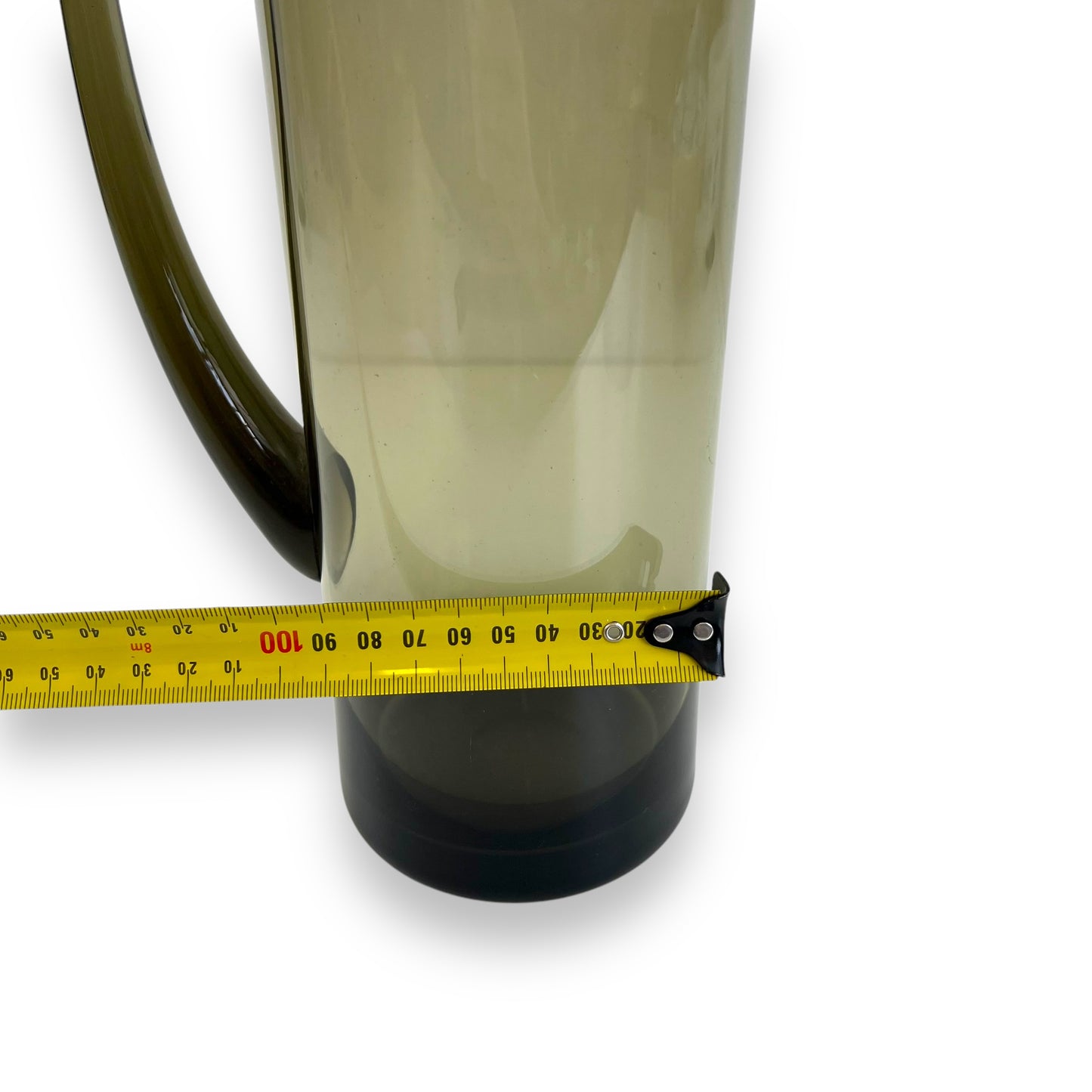 Black Smokey Glass Jug