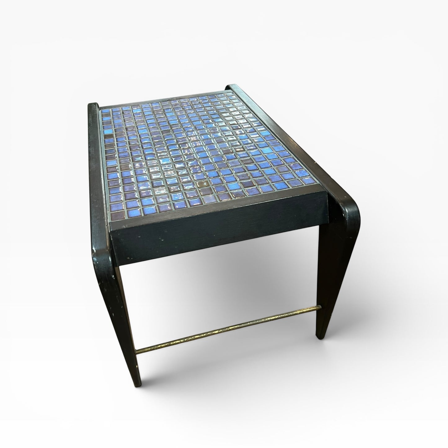 Blue Mosaic Tile Coffee Table