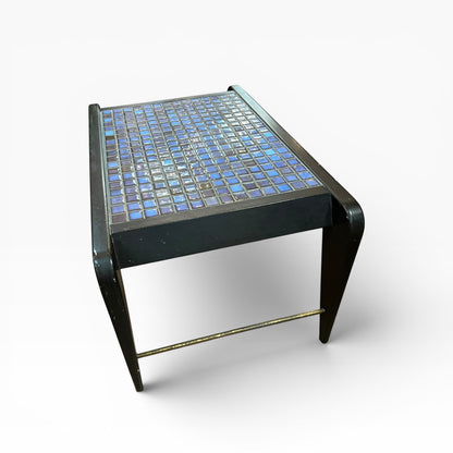 Blue Mosaic Tile Coffee Table