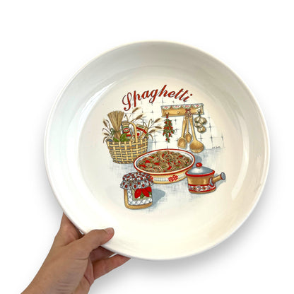 Large Ceramic Spaghetti Serving Bowl – Italian Kitchen