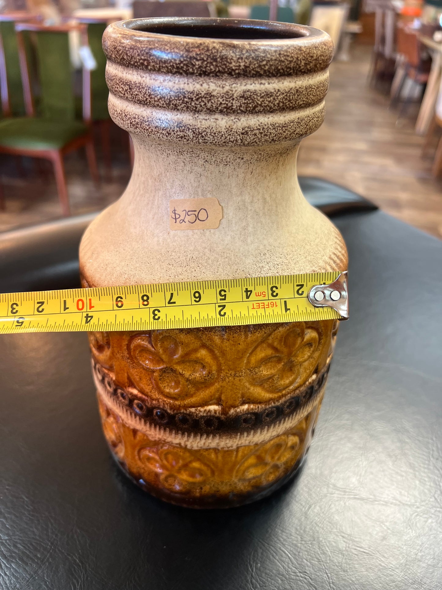 West German vase with handle 489-23