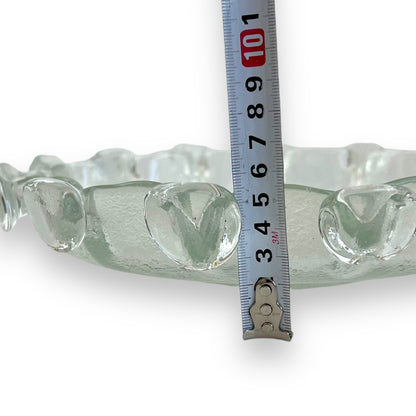 HUMPPILA Finland ‘Splash’ Glass Centrepiece – c.1970s