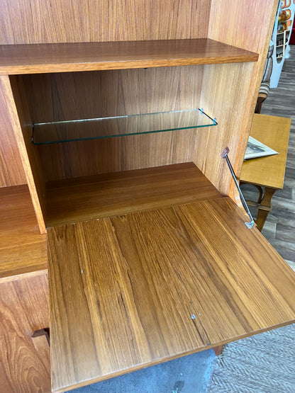 Display Cabinet with pull down Bar section