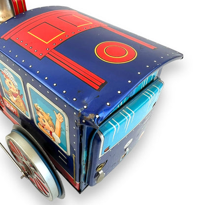 “Whoo-Whoo Locomotive” Tin Toy Train with Bell