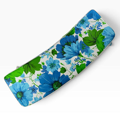 Standfast Blue & Green Floral Outdoor Bench Seat Cushion
