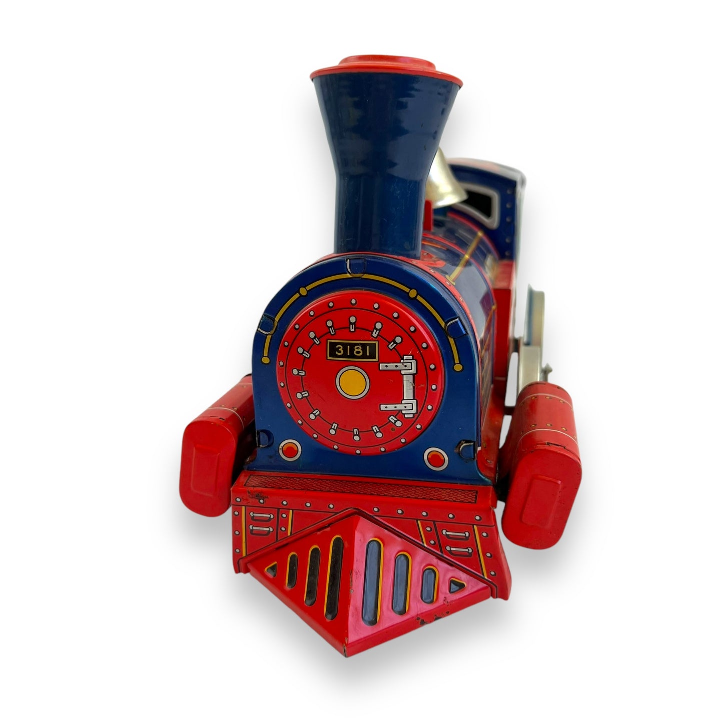 “Whoo-Whoo Locomotive” Tin Toy Train with Bell
