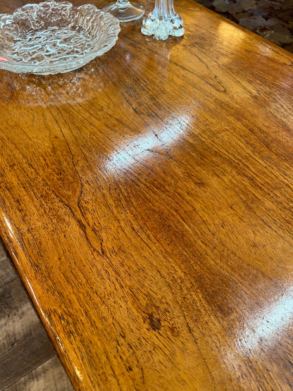 Parker Mid-Century Coffee Table with Cane Shelf