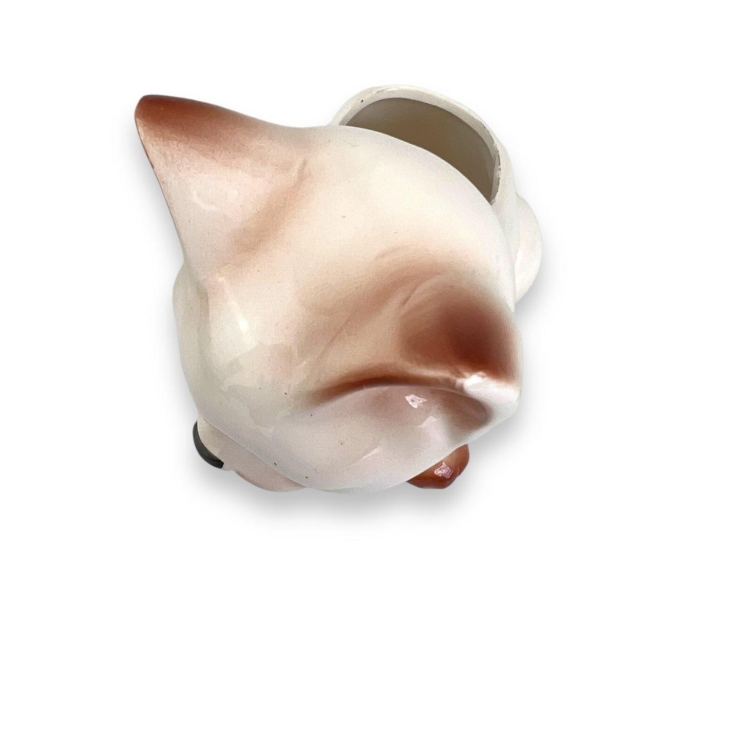 White Cat Plant Pot