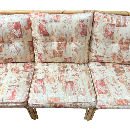 Cane Three Seater Lounge
