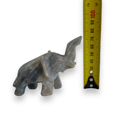 Stone carved elephant ornament