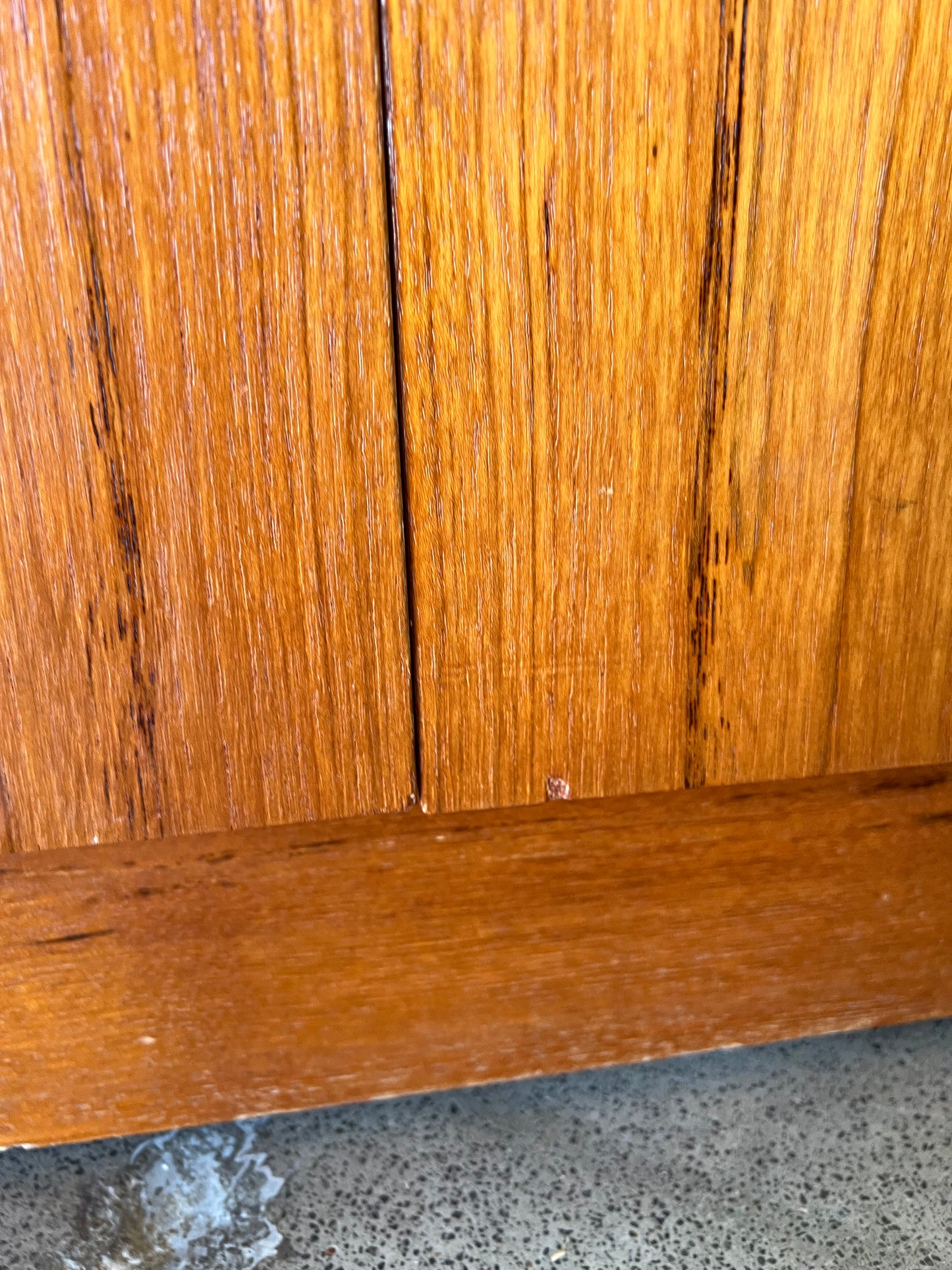 Display Cabinet with pull down Bar section