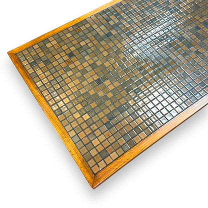 One-of-a-Kind Handmade Mid-Century Mosaic Tile Coffee Table