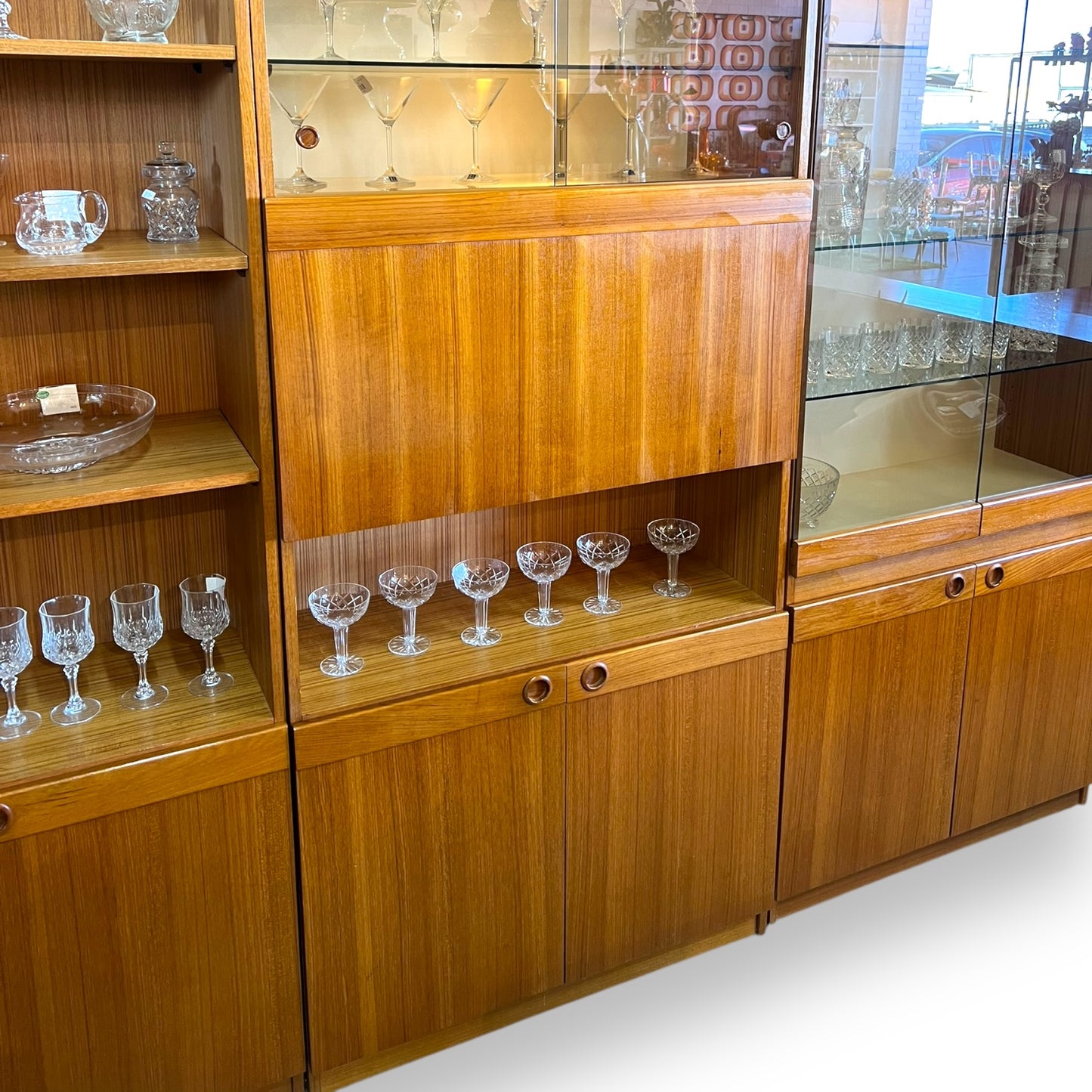 Chiswell Teak Wall Unit