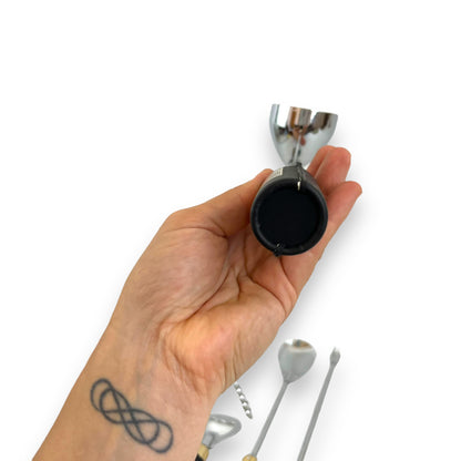 Leather Handle Bar Utensil Set