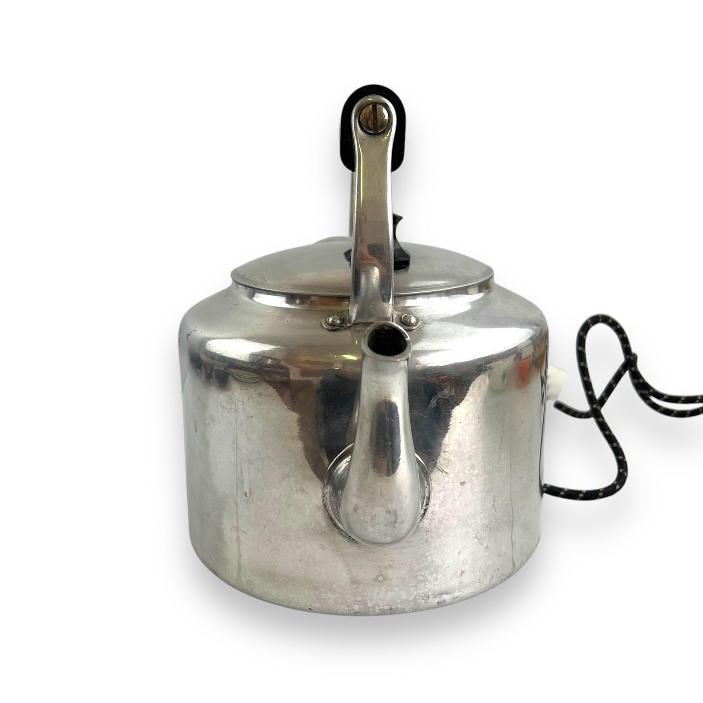 Electric Kettle - Polished Aluminum Metal Jug