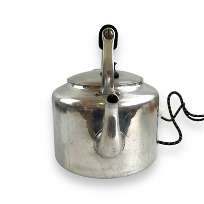 Electric Kettle - Polished Aluminum Metal Jug