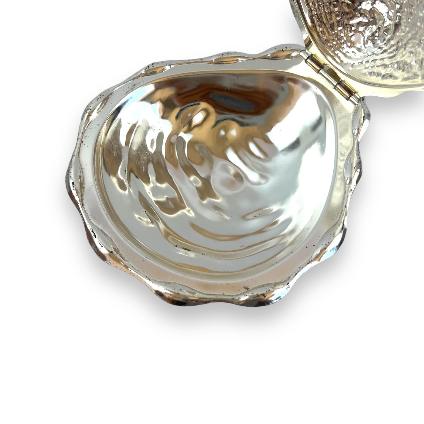 Seashell Trinket Box with Removable Dish