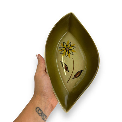 Terra Ceramics Australia Pottery Terama Hand Painted Retro Daisy Dish