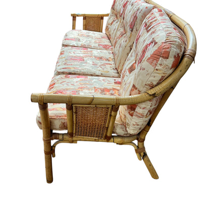 Cane Three Seater Lounge