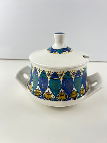 Figgjo Flint Norway ‘Clupea’ Lidded Serving Bowl – Turi Gramstad Oliver