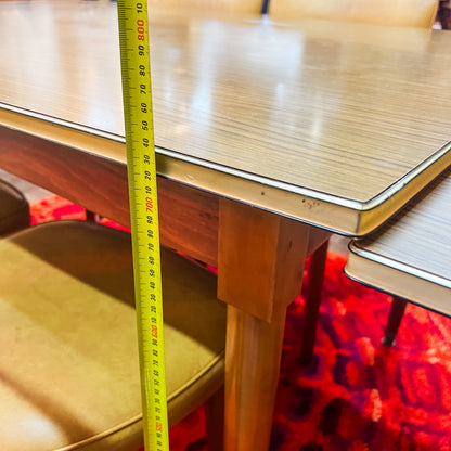 Extendable Dining Table & 6 Matching Chairs