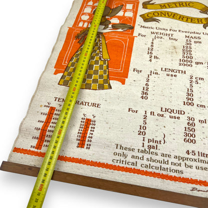 Metric converter kitchen wall hanging