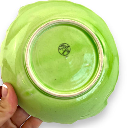 Green Cabbage Leaf Plate