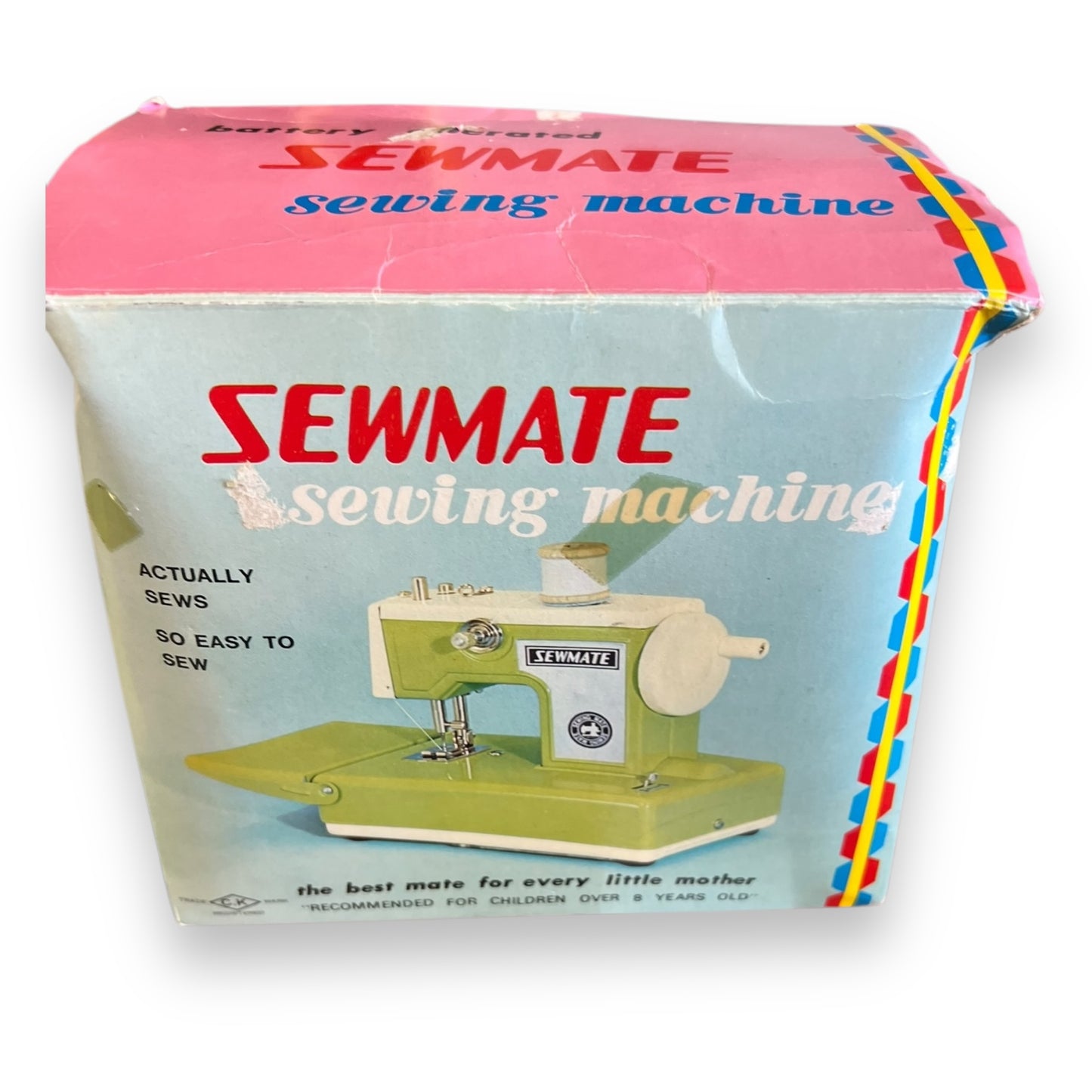 SewMate Battery-Operated Toy Sewing Machine – Green with Original Box