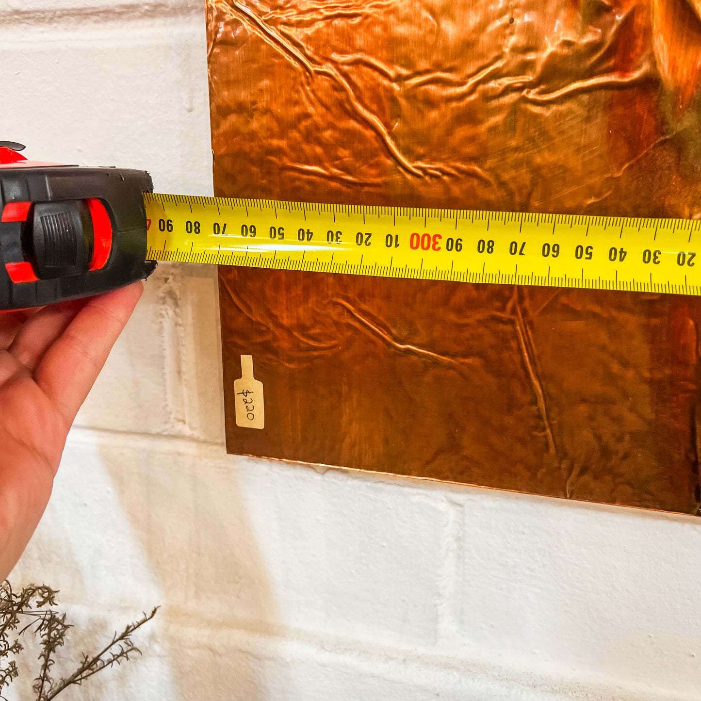 Copper Brutalist Artwork