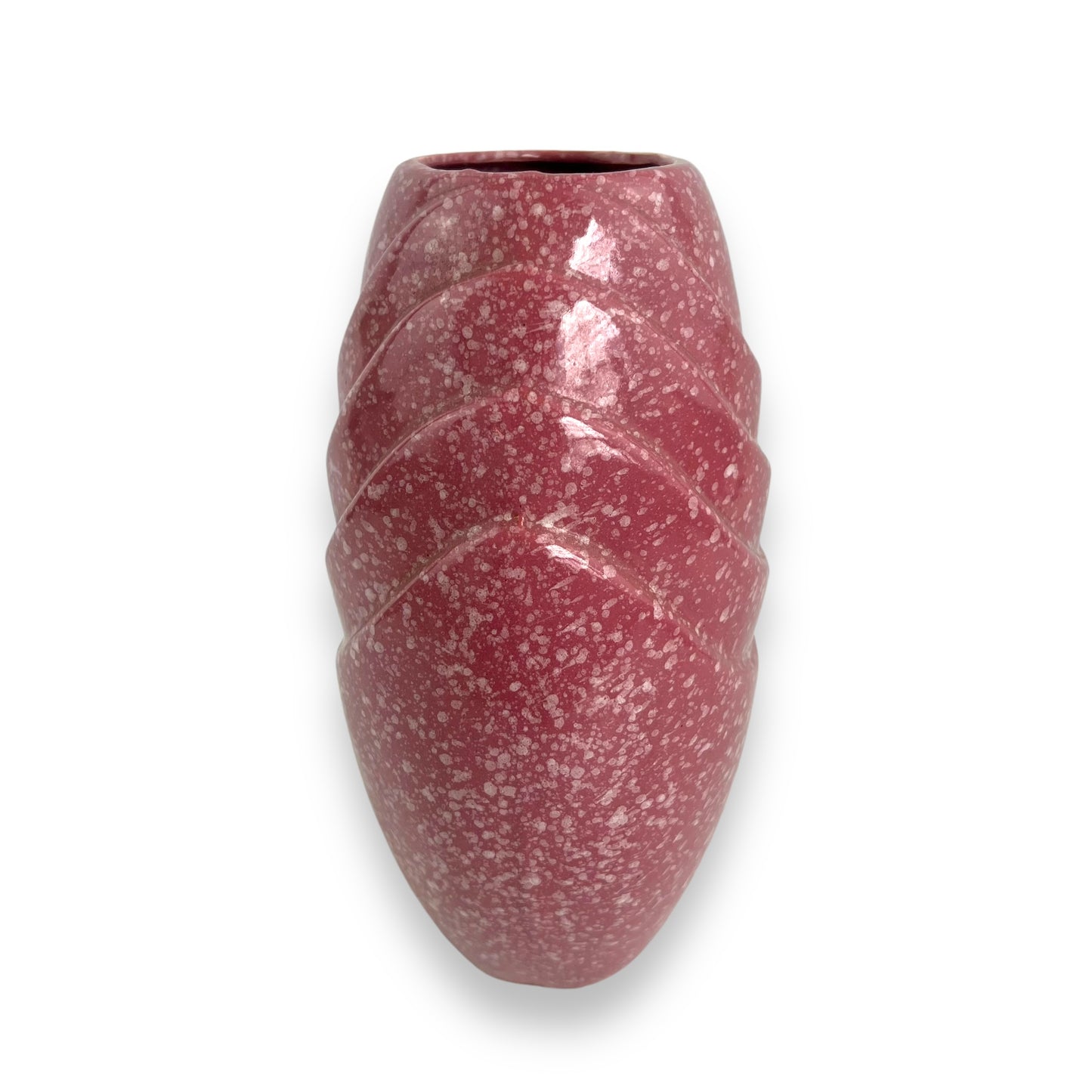 Pink 80s speckled Vase