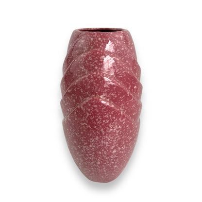 Pink 80s speckled Vase