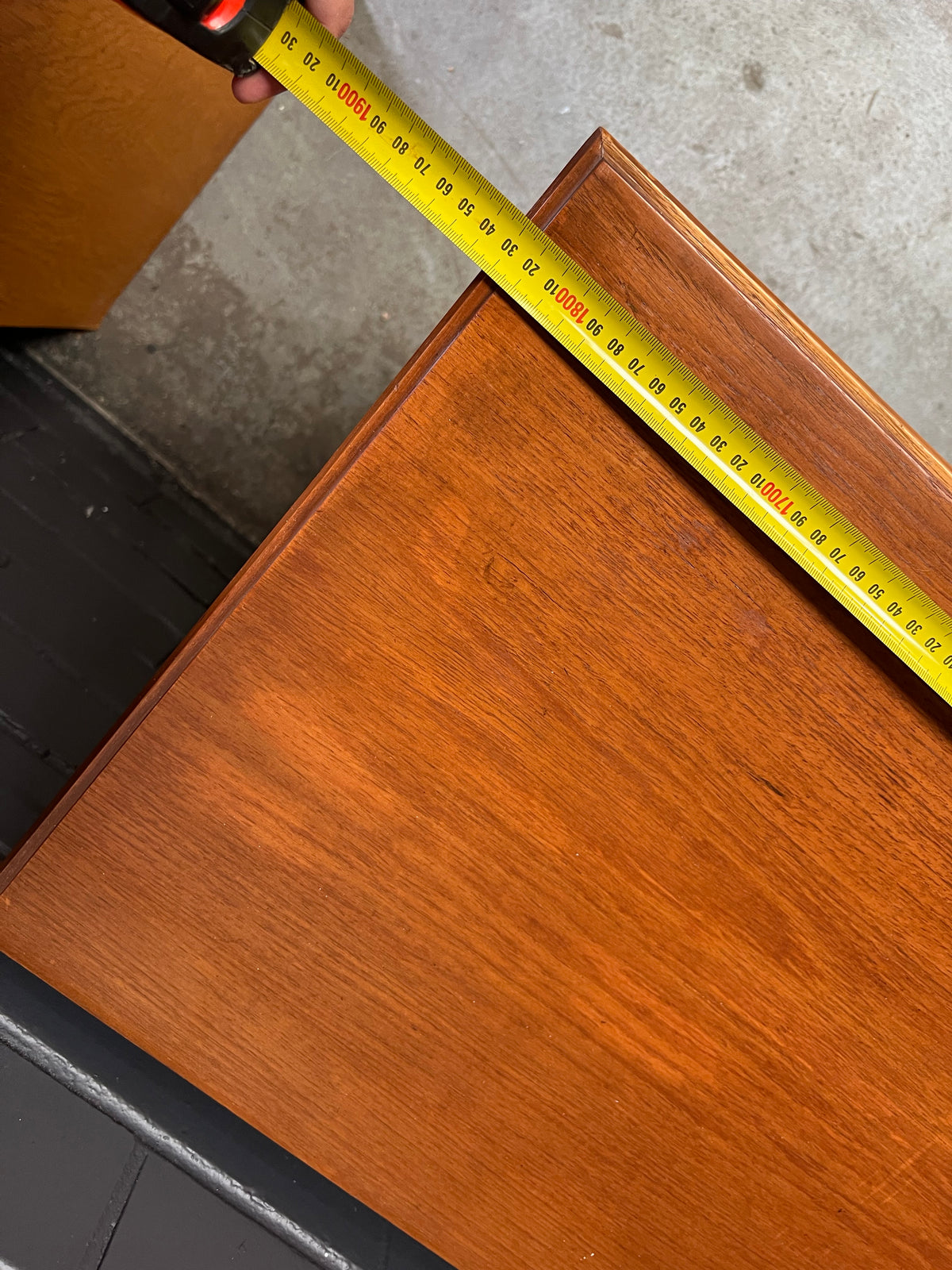 Mid-Century Teak Sideboard with Drawers & Cupboard Storage